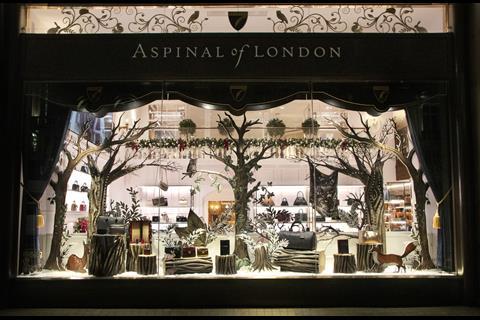 Aspinal of London Regent Street  Christmas window 2021